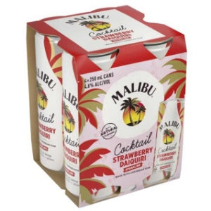 Malibu Strawberry Cocktail 4pk