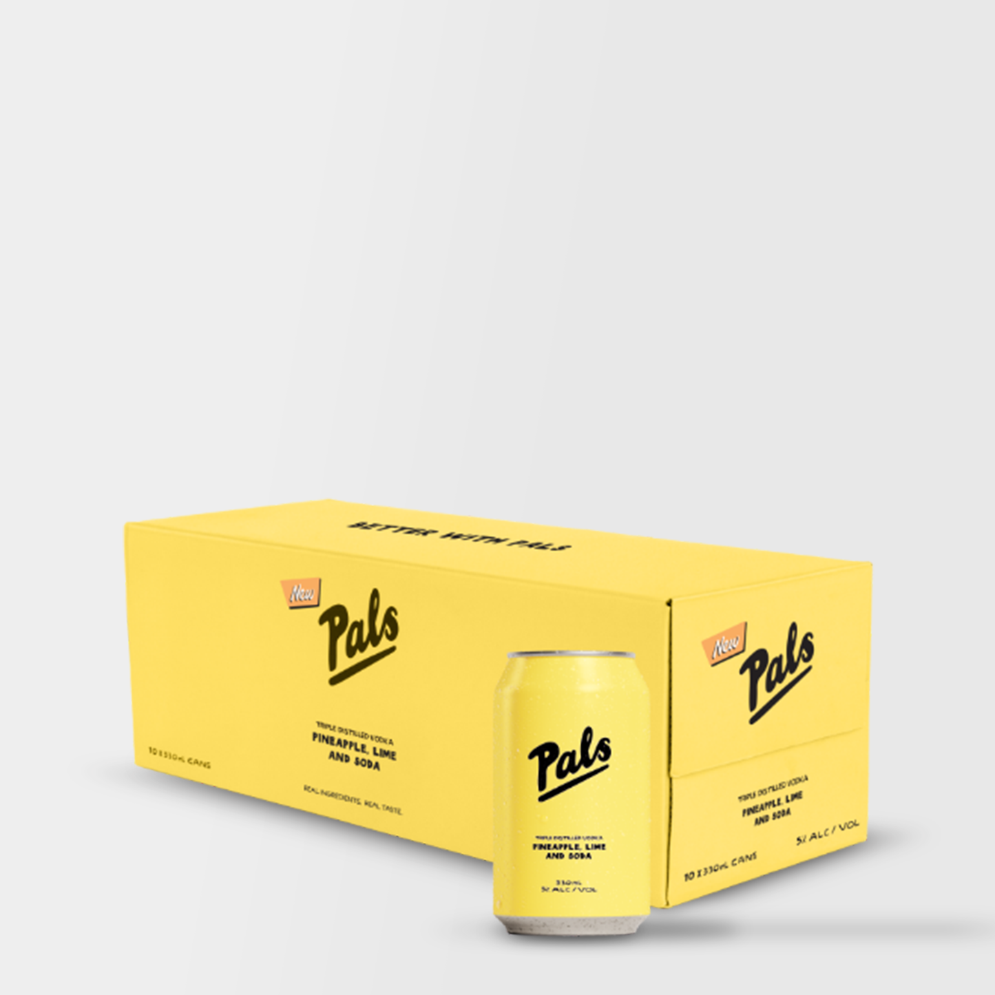 Pals Pineapple, Lime 10pk Cans