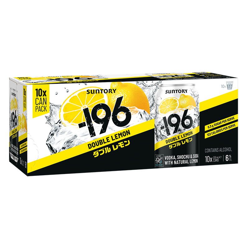 Suntory -196 Double Lemon 6% 10 can pack – Thirsty Liquor Chapel Park