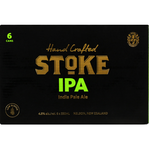 Stoke IPA 6pk 330ml Cans 4.8% ABV