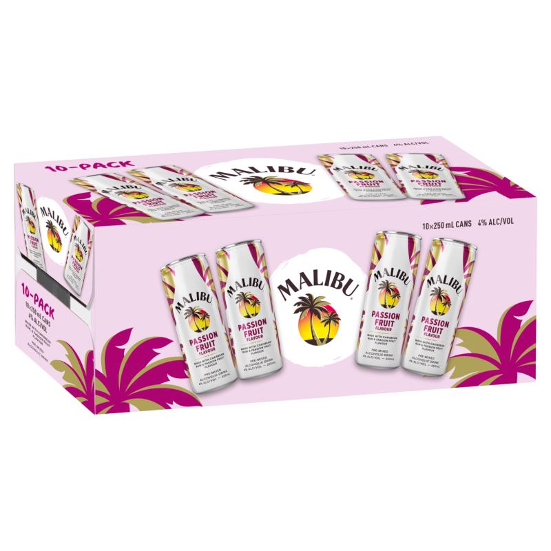 Malibu Passionfruit 10pk Cans