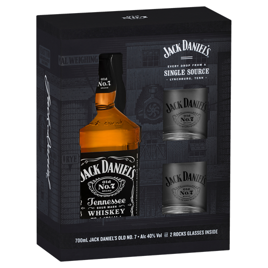 Jack Daniels Gift Pack 2 Glasses