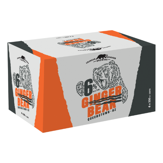 Crimson Badger Brewing Ginger Bear 6% Cans 6x330ml