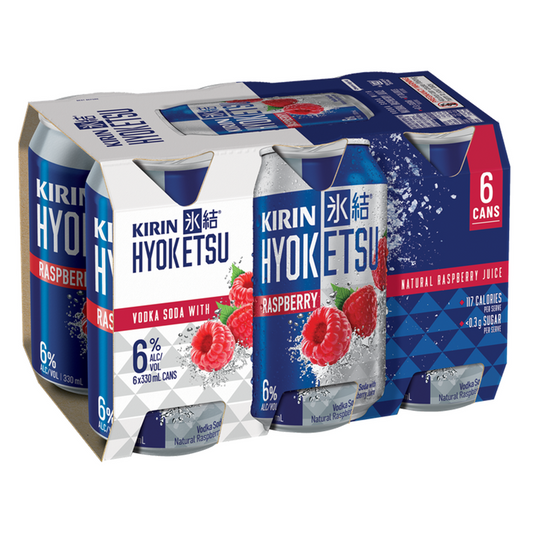 Kirin Hyoketsu Raspberry 6pk 6% Cans