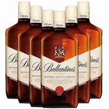 6x Ballantine 1L