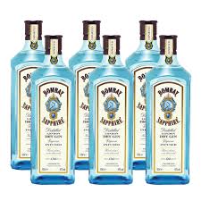 6x Bombay Sapphire 1L
