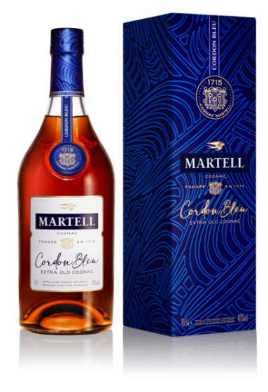 Martell Cordon Bleu Cognac 700ml bottle with Box