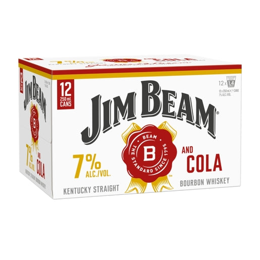 Jim Beam Gold 7% 12pk 250 Ml Cans